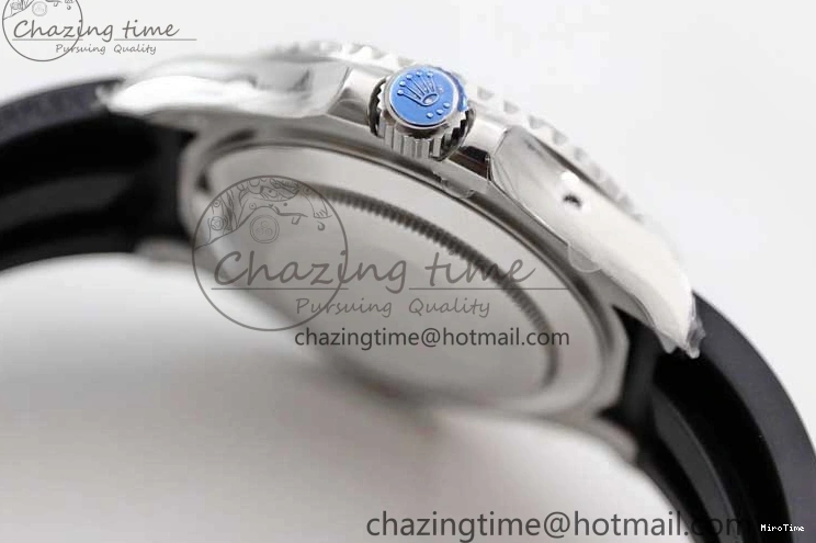 MiroTime 0328 Yacht-Master 42mm 226659 TWA 1:1 Best Edition 3D Black Ceramic Bezel on Oysterflex Strap VR Stretchable 2085